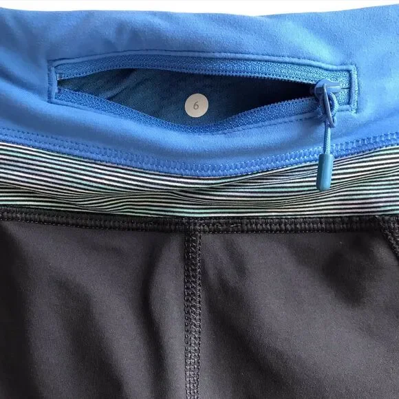 Lululemon Run Inspire Crops Size 6 Mesh Wee Are From Space Luxtreme Leggings - Picture 7 of 12